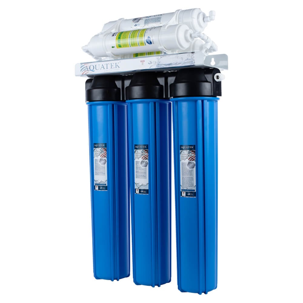 เครื่องกรองน้ำดื่ม 5 ขั้นตอน AQUATEK UF 0.01 MICRON รุ่น AQ520UF สีฟ้า_2
